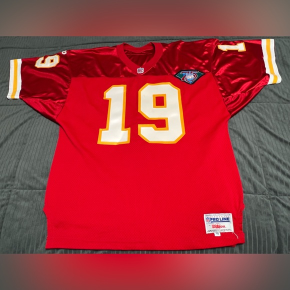 Wilson Pro Line Authentic #19 JOE MONTANA Kansas City Chiefs Jersey 48 XL NWOT - Picture 1 of 13